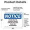 Signmission Please Help Us Conserve Energy Turn Off, 24 in W x Rectangle, Vinyl Decal OS-2PACK-NS-D-1824-L-17457 - alternate 6